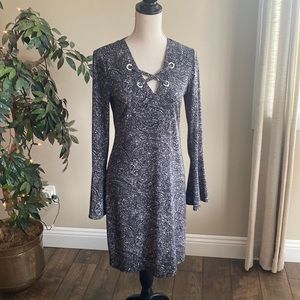 Michael Kors Paisley Knit Dress Size: M